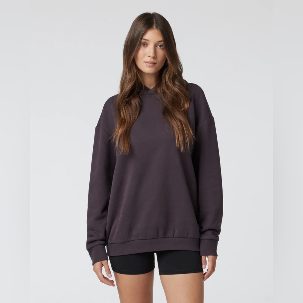 Vuori Restore Oversized Hoodie sangria XS